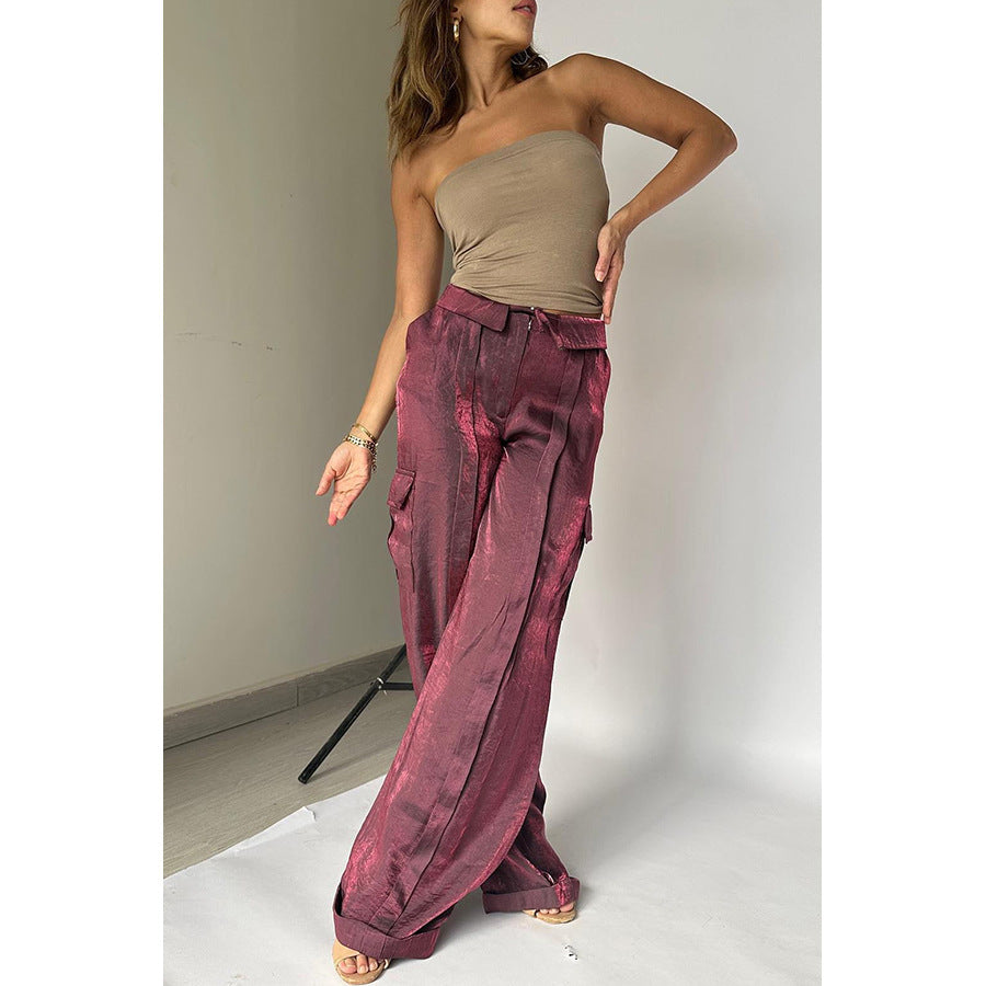 New Fashion Casual Vacation Trousers Womens Clothing