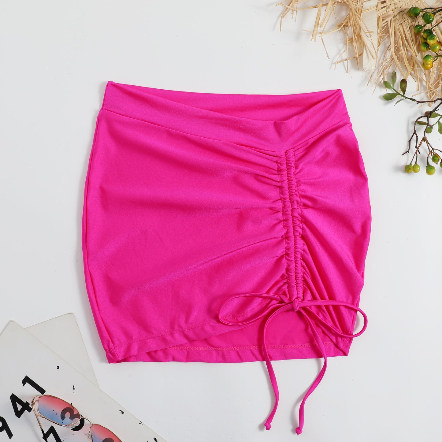 Bikini in nylon europeo e americano da donna, tre pezzi