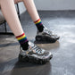 All-Match Runde Zehen Netzgarn Sport Freizeitschuhe Plattform 