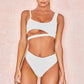 Solid color ladies swimwear