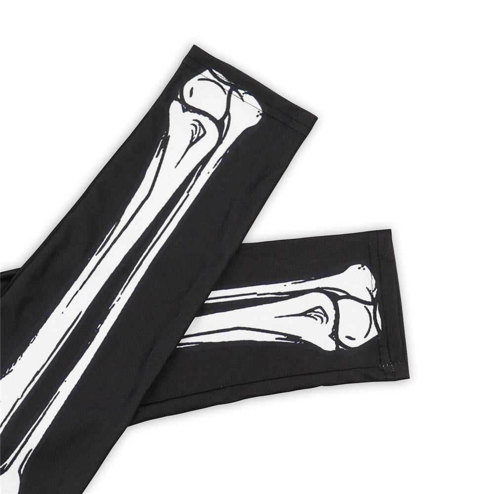 Hose mit 3D-Rosenschädel-Print für Damen