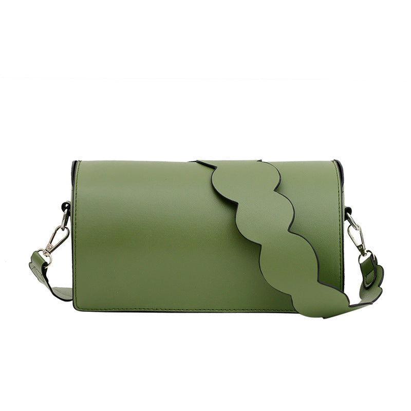 Borsa da donna in PU piccola borsa quadrata con cuciture per auto piccola cartella