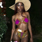 European, American and South African bronzing bikini