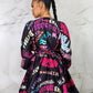 Women print dress