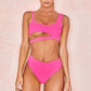Solid color ladies swimwear