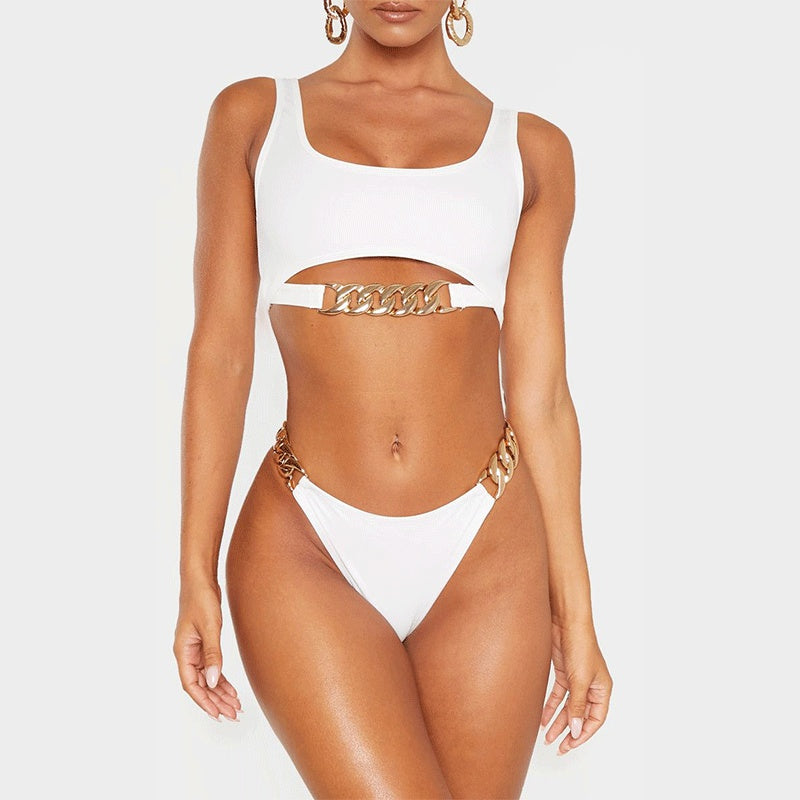 Sexy Ring Push-Up-Bikini-Set