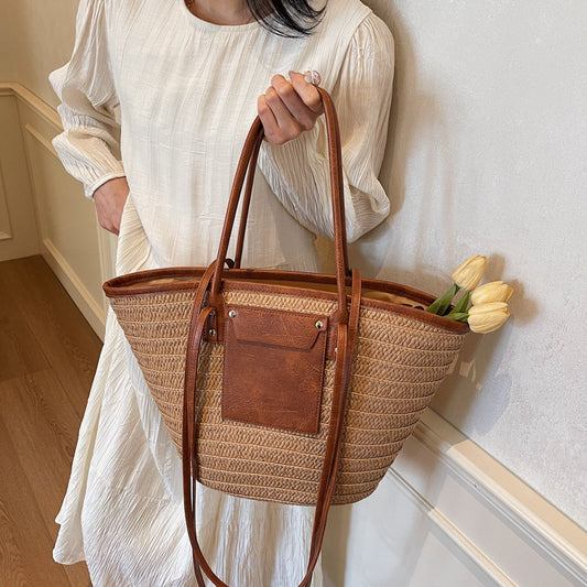 Tote Bag Summer Women's Straw Woven Handbag