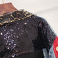 Stitching heavy industry denim jacket women