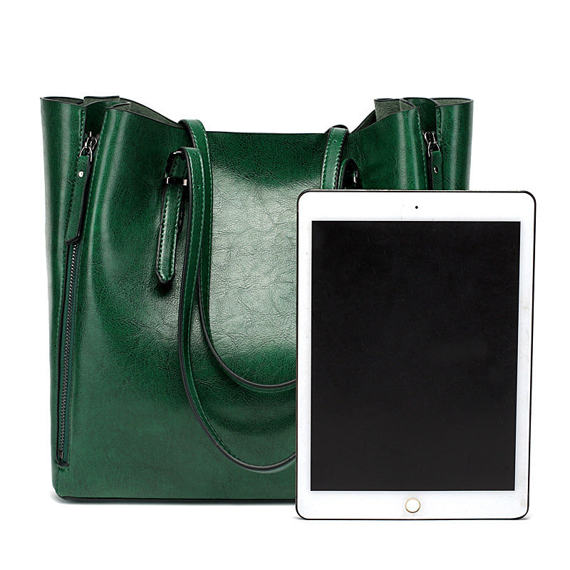 Borsa a secchiello transfrontaliera da donna alla moda europea e americana