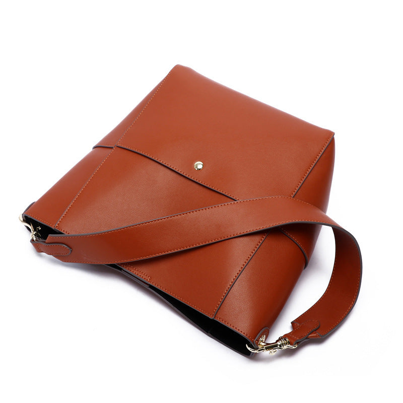 Bucket bag big bag shoulder messenger bag