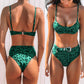 Leopard print bikini