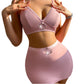 Gonna sexy in stile europeo e americano, reggiseno sexy da donna