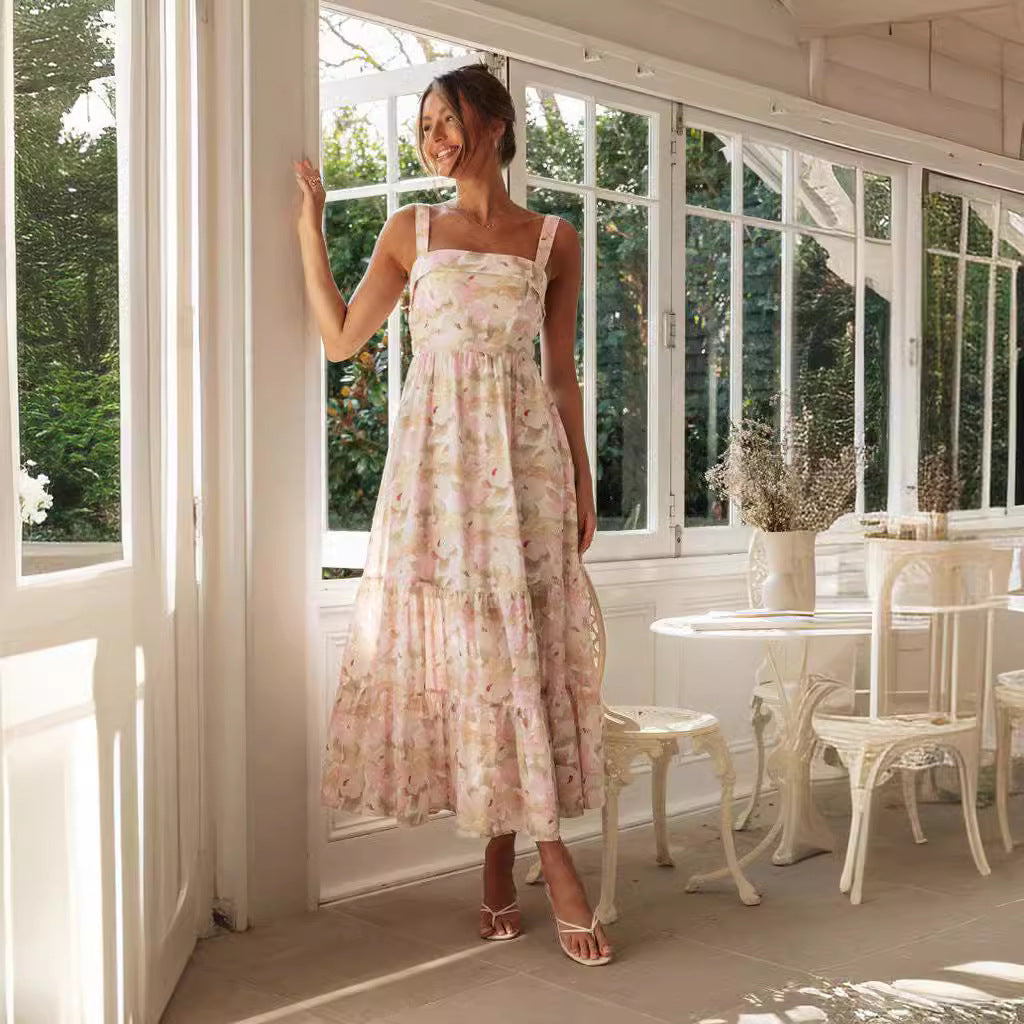 Bretelle alla moda Abito delicato da donna