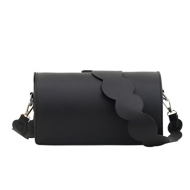 Borsa da donna in PU piccola borsa quadrata con cuciture per auto piccola cartella