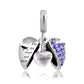 Wing Heart Pendant Stainless Steel Perfume Pendant