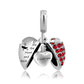 Wing Heart Pendant Stainless Steel Perfume Pendant