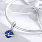 Secret Planet 925 Silver Pendant Fashion Beaded Bracelet Jewelry Accessories