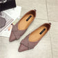 Allgleiches spitzer flacher Mund einzelne Schuhe Damenschuhe
