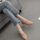 Sandals With Soft Leather Half-support Single Shoes Pointed Toe Mules