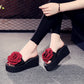 Nuovo stile pantofole sandali e pantofole da donna estate con grandi fiori pantofole con una sola parola
