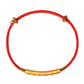 999 Pure Silver Gold-plated Dragon Knot Six-character Mantra Bracelet