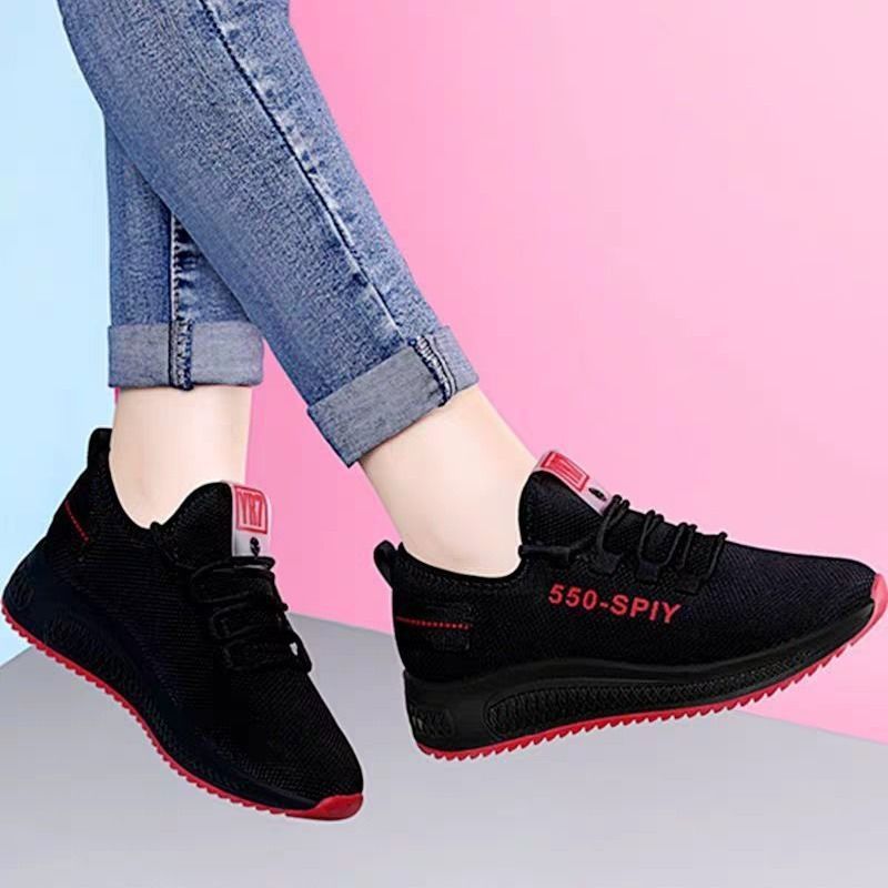 Scarpe sportive casual antiscivolo a fondo piatto da donna