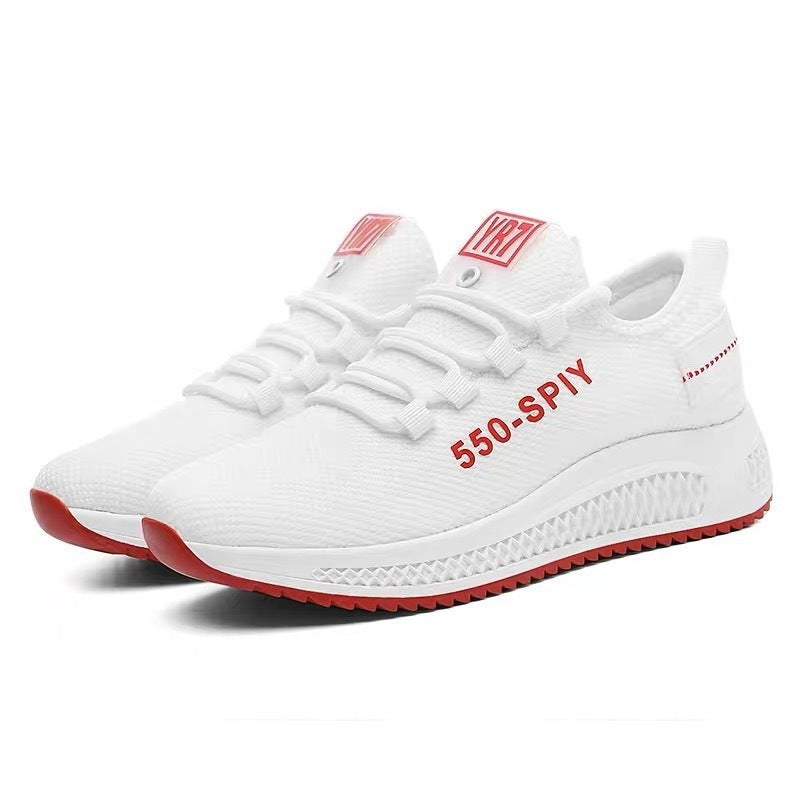Scarpe sportive casual antiscivolo a fondo piatto da donna