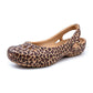 Scarpe basse con motivo da donna, scarpe con i buchi, sandali