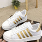 Neue Shell Toe Vielseitige Atmungsaktive Sport Freizeit Dicke Sohle Schuhe