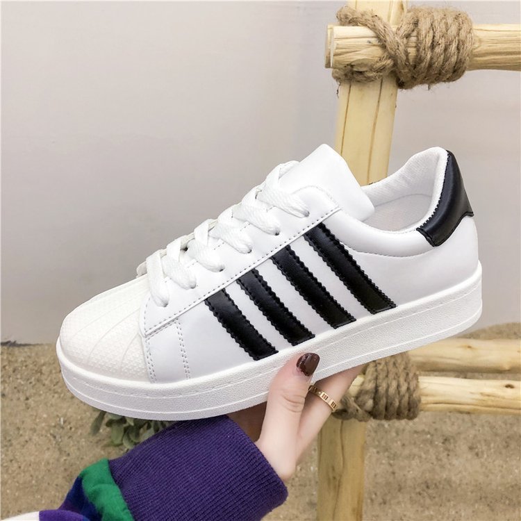 Neue Shell Toe Vielseitige Atmungsaktive Sport Freizeit Dicke Sohle Schuhe