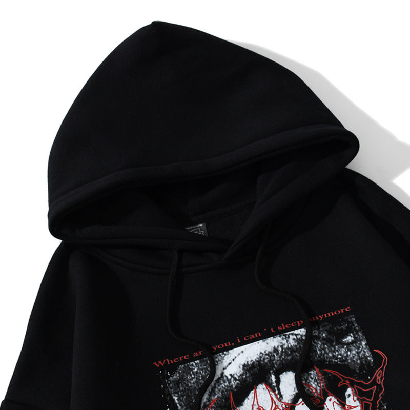 Trendy Pullover With Drawstring And Couple Sweater