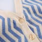 Women's  Ins Street Fashion Wave Striped Deep V Halter Halter Slim Vest