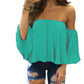 Sexy Top Off-The-Shoulder Lose T-shirt