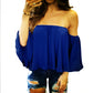 Sexy Top Off-The-Shoulder Lose T-shirt