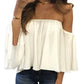Sexy Top Off-The-Shoulder Lose T-shirt
