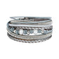 Italian Retro Simple Magnetic Leather Bracelet