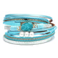 Italian Retro Simple Magnetic Leather Bracelet
