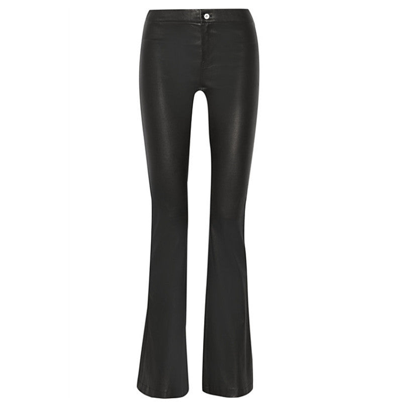 Pantaloni da donna classici retrò, pantaloni svasati slim a vita alta in stile europeo e americano