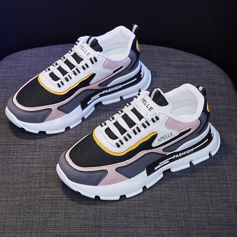 Color Block Low-top Canvas Shoes Women's Shoes