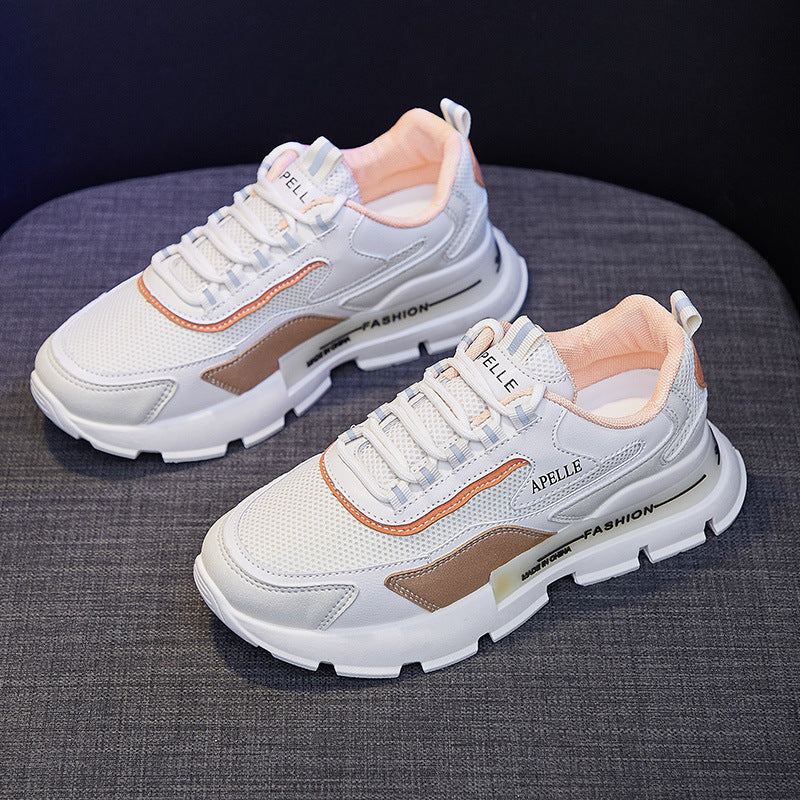 Color Block Low-top Canvas Shoes Women's Shoes