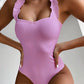Neu Sexy Einem Stück Badeanzug Frauen Rüschen Bademode Body