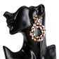Creative Exaggerated Mixed Color Glass Diamond Retro Tassel Earrings