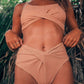 Swimsuit Feminine Sling High Waist Halter Bikini Bathing Suit Women 2 Piece Set