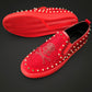 Hot Rhinestone Rivet Casual Shoes