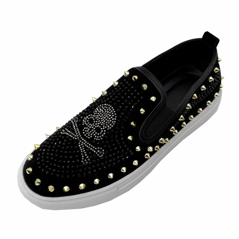 Hot Rhinestone Rivet Casual Shoes