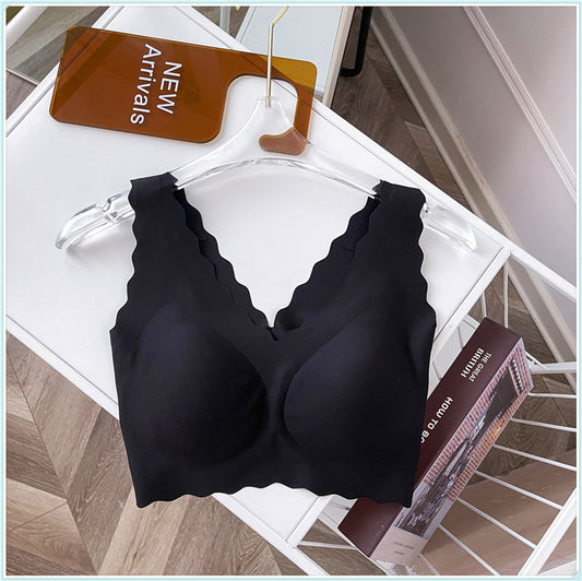 Intimo Donna Senza Anello in Acciaio Raccogliere Nessuna Taglia Canotta Reggiseno Senza Cuciture