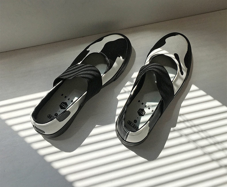 Nuove scarpe da ginnastica in tela di mucca da donna primaverili