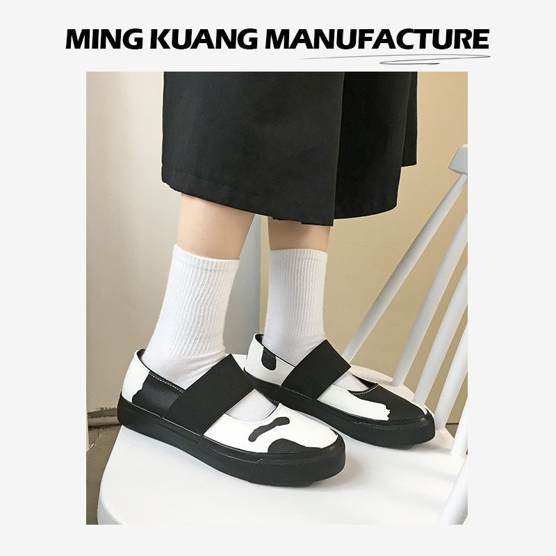 Nuove scarpe da ginnastica in tela di mucca da donna primaverili