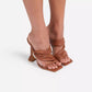 Sommer Neue Heels Plus Größe Damen Fisch Mund Stiletto Sandalen