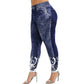 Printed Slim Yoga Leggings Plus Size Sweatpants